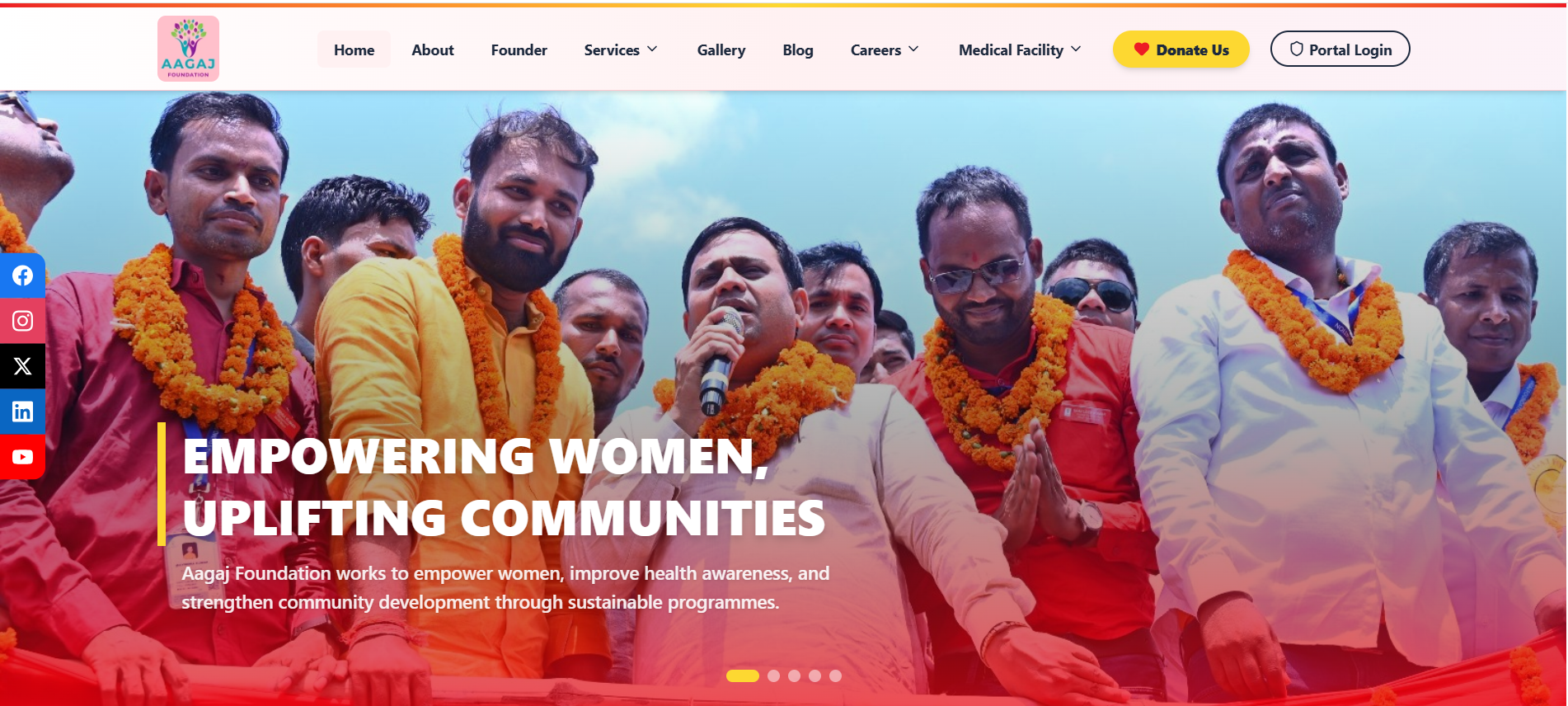 Aagaj Foundation NGO Portal